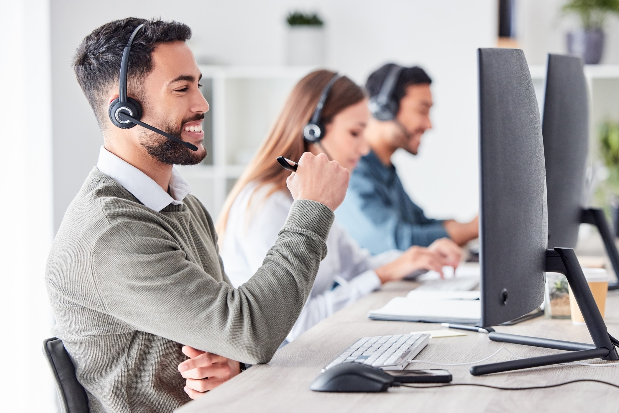 Ścianki szklane w call Center - Puaro